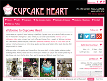 Tablet Screenshot of cupcakeheart.co.uk